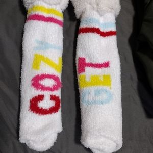 Very warm -slip socks, colorful and cozy
